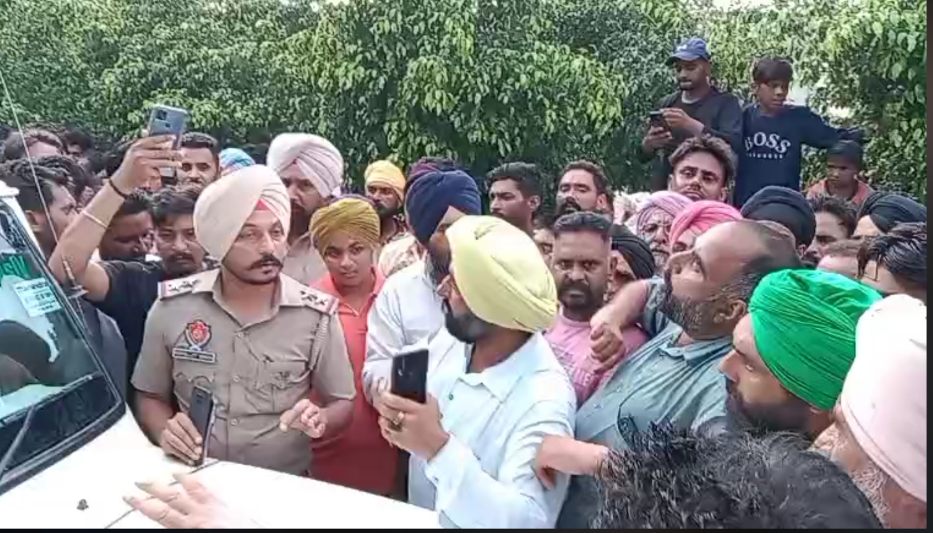 Villagers caught two