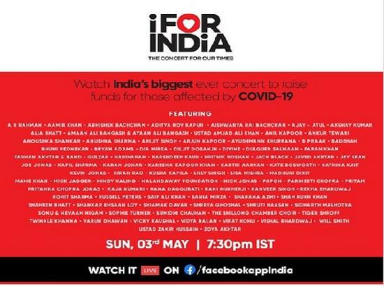 'I for India' virtual concert raises Rs 52 cr for COVID-19 relief fund