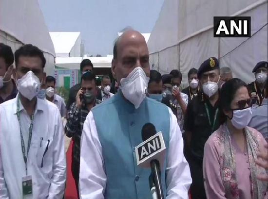 Sardar Vallabhbhai Patel COVID Hospital built in compliance with WHO guidelines: Rajnath Singh
