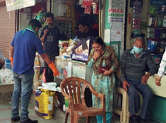 Purchasing essential items from shops banned in Chandigarh