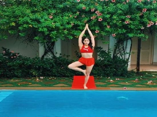 'Got the day right this time': Sara Ali Khan channels her Sunday mood in poolside picture