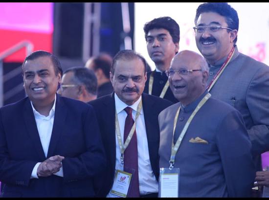  Mukesh Ambani at UP Investors Summit 2018
