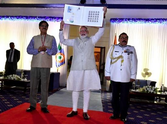 PM Modi launches commemorative stamp to honour Marshal of IAF Arjan Singh

