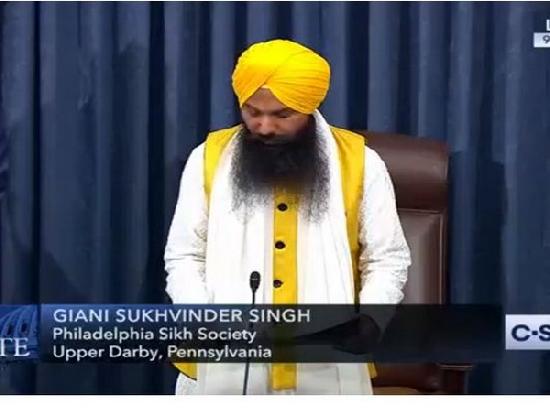 Sikh priest delivers morning prayer in US Senate chamber, scripts history