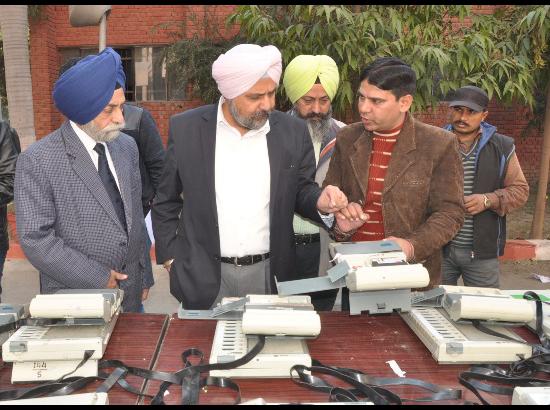 ADC inspects EVMs to be used for upcoming MC Polls