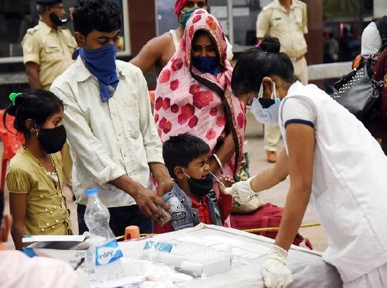 India reports 10,549 new COVID-19 cases, 488 deaths