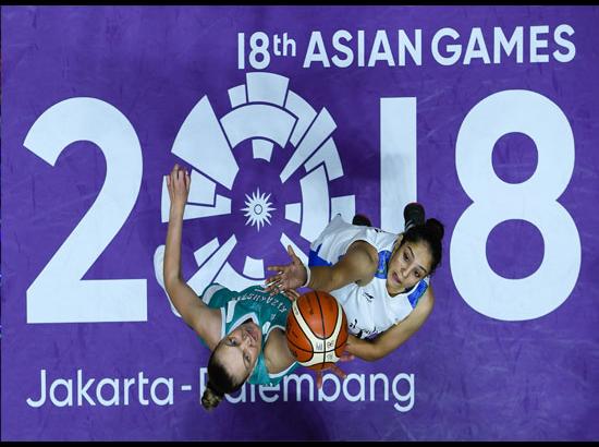  INDONESIA-JAKARTA-ASIAN GAMES-WOMEN'S BASKETBALL-INDIA VS KAZAKHSTAN
