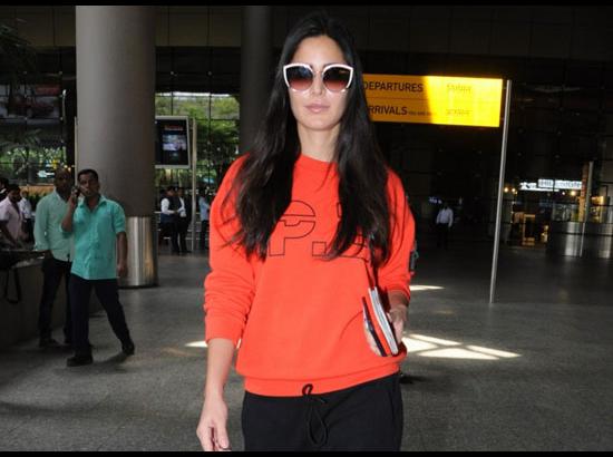 Katrina Kaif seen at Mumbai airport
