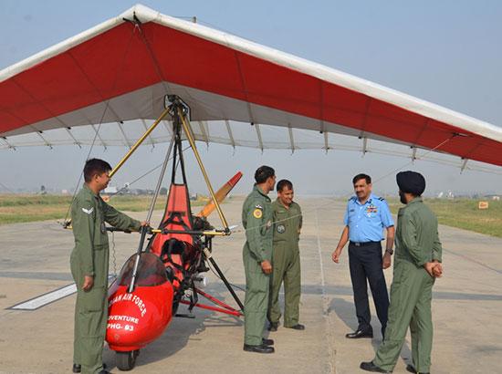 Aero-Adventure camp  at Air force station Bhisiana
