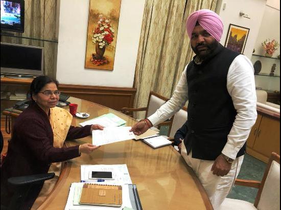 Amritsar MP Aujla puts forth demands in Lok Sabha  

