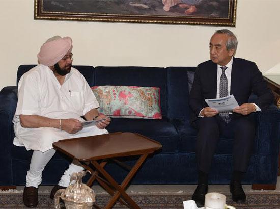 Japanese envoy, Mitsubishi MD call on Capt Amarinder, may invest in Punjab