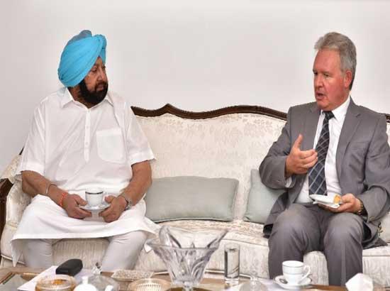 Amarinder assures UK envoy of full support for Indian origin people in UK to visit Punjab during 550th Parkash Purb Celebrations
