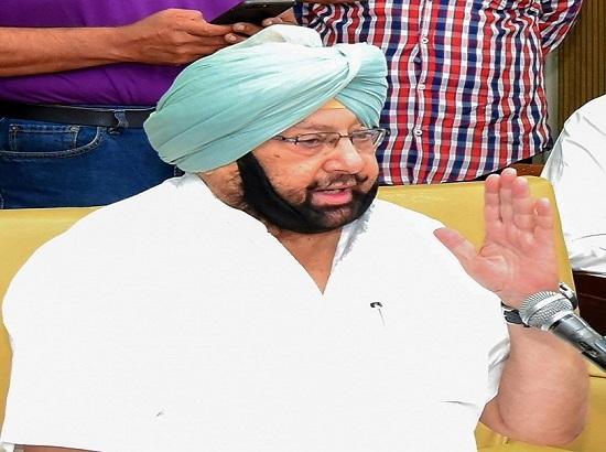 Amarinder writes to Union Finance Minister for CCL authorisation of Rs. 26,064.32 Cr for RMS 2020
