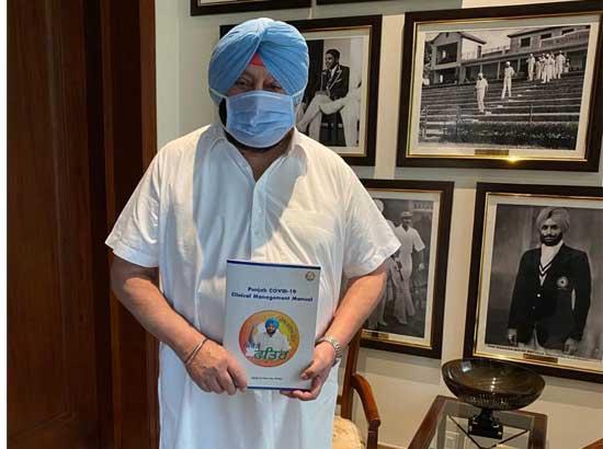 Amarinder releases COVID clinical management tool for Healthcare workers 