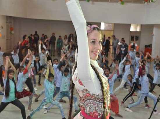 'Fit India' event sees residents dance for fitness & good health
