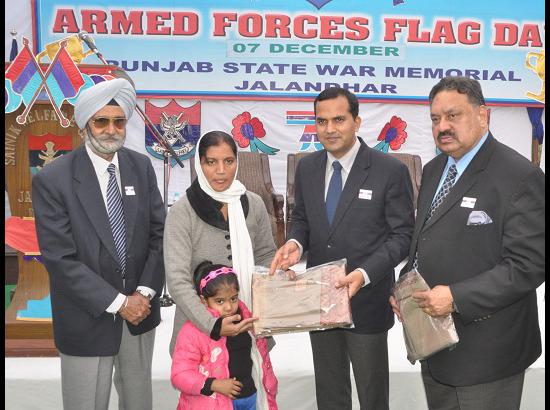 Various districts celebrates Armed Forces Flag Day 