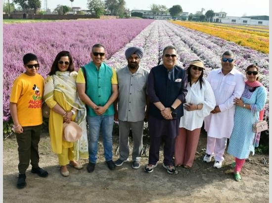 AAP MP Arora terms Beauscape Farms as “Shalimar Bagh” of Punjab 