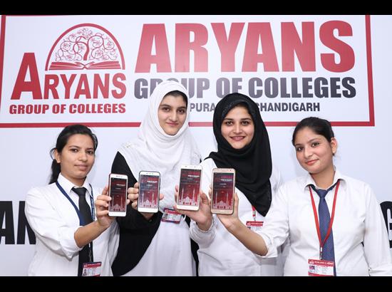 Re-launch of Ramadhan App by JK students of Aryans Group of Colleges

