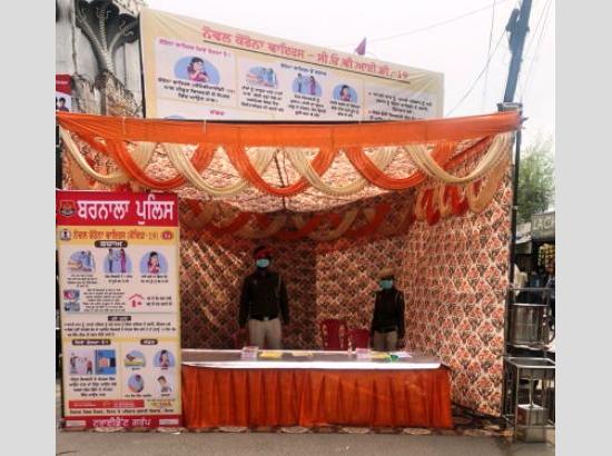 Barnala Police set up 6 booths in district to sensitize people