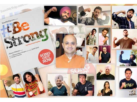 Lyrics of hope: Chandigarh businessman gets cricketers & Bollywood celebs together in motivational unlock India song ‘Be Strong’
