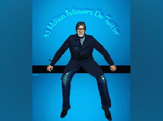 Amitabh Bachchan reaches 43 million followers on Twitter