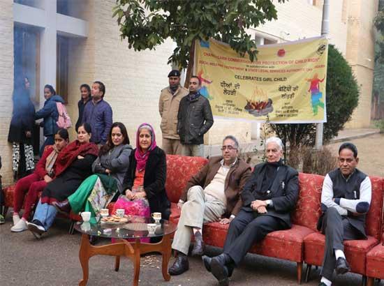 CCPCR in collaboration with Social Welfare Department & State Legal Services Authority, Chandigarh celebrated Maghi & Lohri Festival 