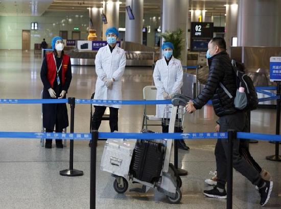 Blood sample of woman returning from China sent for examination after complaining of fever