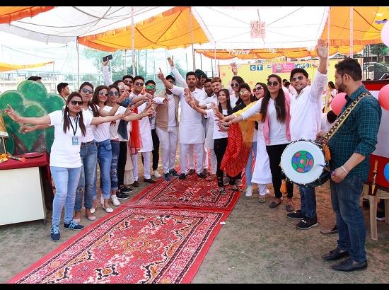  CT Institute of Hotel Management Maqsudan celebrates Holi
