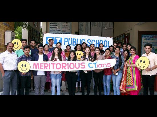CT Public School students shine again in CBSE XII results