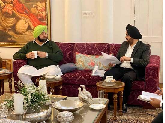 Amarinder meets NHAI Chairman, both agree on expeditious commencement of work on Delhi-Amritsar-Katra expressway project

