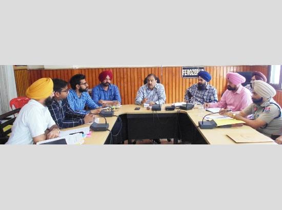 DC Ferozepur takes new initiative, appoints Nodal Officers to lead anti-drug drive 