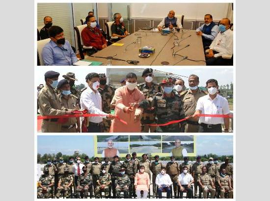 Raksha Mantri Rajnath Singh e-inaugurates six strategic bridges in Jammu & Kashmir
