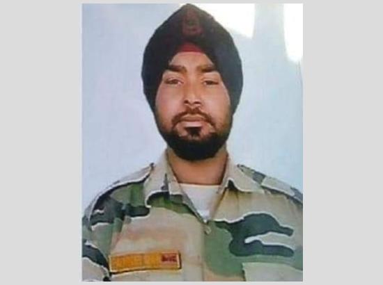 Another Punjab soldier sacrifices life in J&K