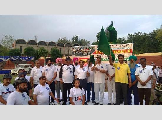 Hundreds of cyclists participate in Mega Voter Awareness Cycle Rally in Ferozepur