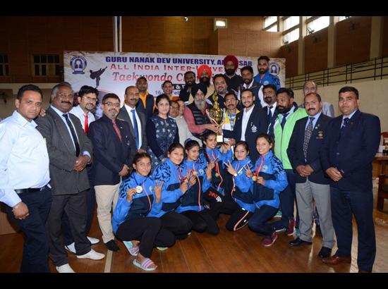 GNDU won All India Inter-University Taekwando (Women)Championship