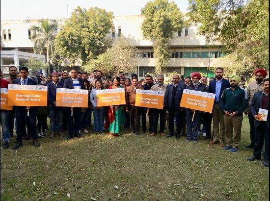 Startup Indian Punjab Yatra van gets good response at GZSCCET

