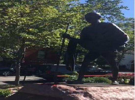Mahatma Gandhi Statue in Washington refurbished and inaugurated