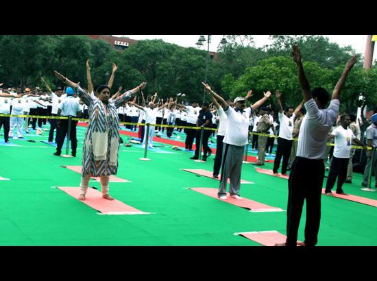 Chandigarh administration celebrates 4th International Yoga Day 

