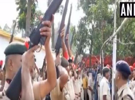 Rifles fail to fire during gun salute to former Bihar CM Jagannath Mishra