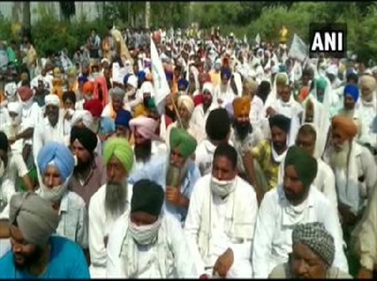 Farmers in Haryana stage 3-hour protest against agriculture bills