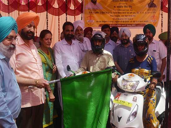 Tuberculosis eradication: Health minister flags off Activa scooters for health workers

