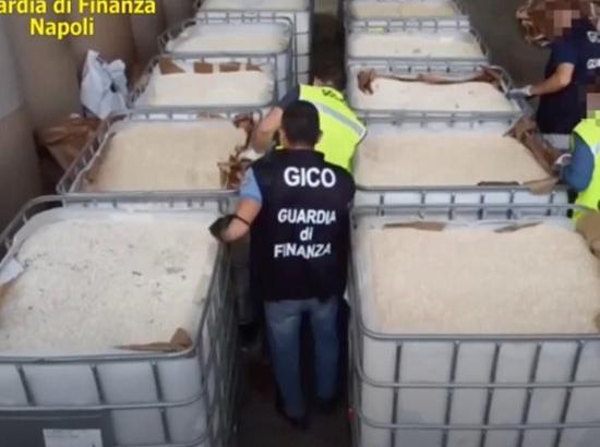 Italian police seize world's largest drug consignment

