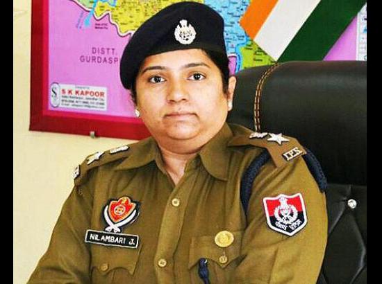 Mrs. Nilambari likely to join as SSP Chandigarh on Tuesday