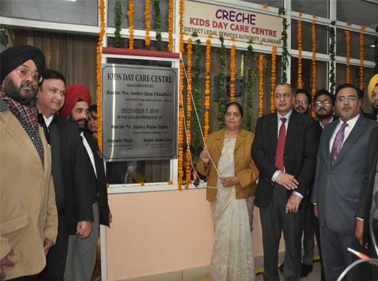 
Judges of Punjab and Haryana High court inaugurate Additional Floor and Kids Day Care centre at District Judicial Complex Jalandhar
