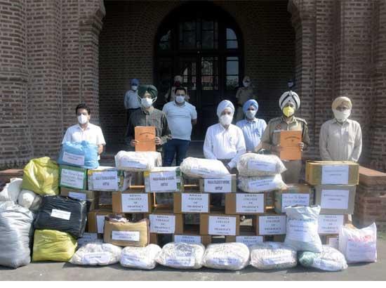 KCGC Donates 20,000 Masks, 2000 Sanitizers to Amritsar District Administration
