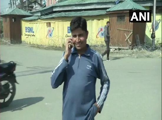 Valley residents express joy as postpaid mobile services restore in J&K