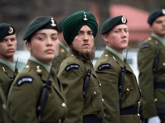 White Baptised Sikh Joins New Zealand Army