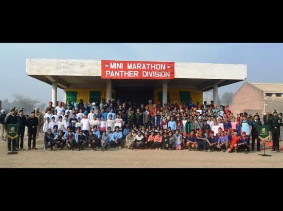 Indian Army’s Panther Division organizes Mini Marathon to motivate youths to join Armed Forces

