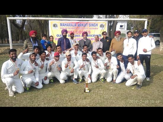 MRSPTU wins Inter-College Cricket and Volleyball Tournament
