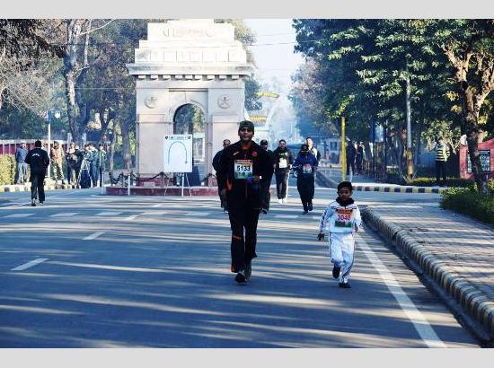 Golden Arrow Division conducts Mini-Marathon in Ferozepur